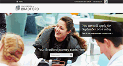 Desktop Screenshot of brad.ac.uk